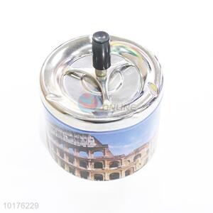 Nice designed metal ashtray jar