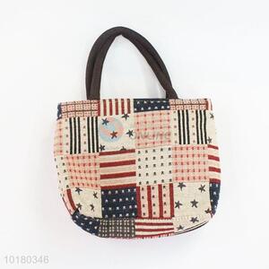 Wholesale Cheap Hemp Shopping Bag with Double Zippers Tote Bag