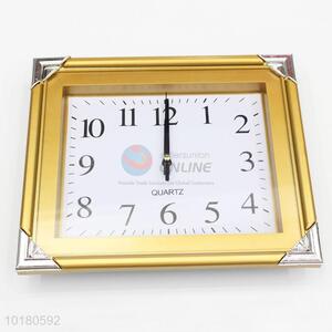Modern Style Square Shaped Plastic Wall Clock
