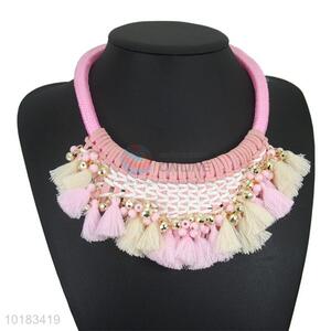 2017 Hot Woven Necklace with Pendant <em>Jewelry</em> for Ladies
