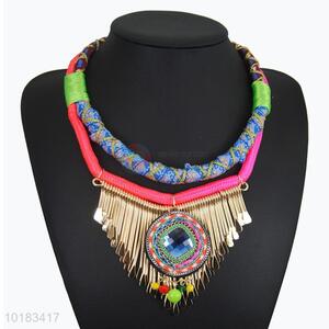 <em>Fashion</em> National Style Necklace with Crystal Pendant <em>Jewelry</em>