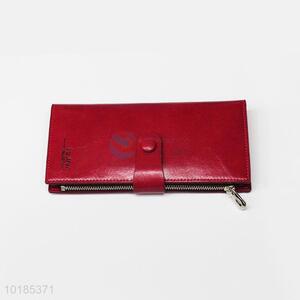 Wholesale Nice Red Rectangular PU Purse/<em>Wallet</em> for Ladies