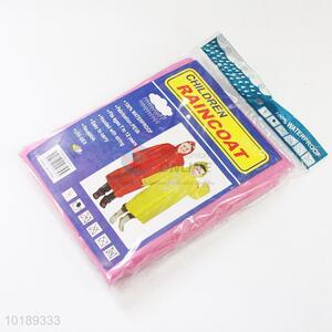 Low price good quality raincoat for children