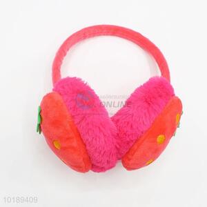 Portable Pink Strawberry Shaped Winter <em>Earmuff</em> Warm