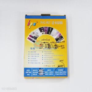 Wholesale Supplies PVC Name Card
