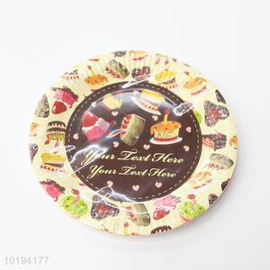 Lovely Printed Paper Cake Dishes Disposable Plate