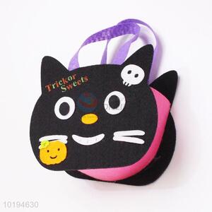 Pretty Cute Cat Shaped Halloween Gift Candy Handbag for Children