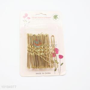 Cheap hair accessories golden u shaped hair pins