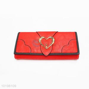 Cheap Price Red Rectangular Purse/Wallet for Daily Use