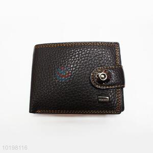 Factory Supply Black PU Purse/Wallet for Daily Use