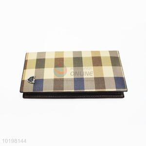 Nice Plaid Rectangular Purse/Wallet for Daily Use