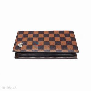 Good Quality Plaid Rectangular Purse/Wallet for Daily Use