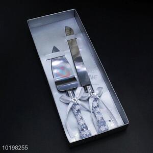 Wedding and Party Accessory Cake Shovel Cake Knife with Bowknot