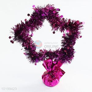 Popular Five-pointed Shape Christmas Table Centerpiece Decoration