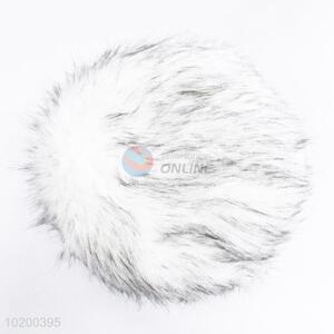 New arrival 3-foot round fake fur stool
