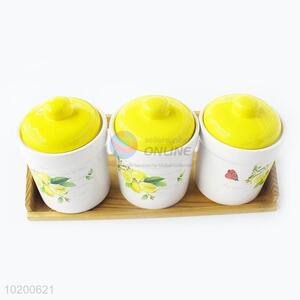 China Wholesale Ceramic Printing Condiment Bottle