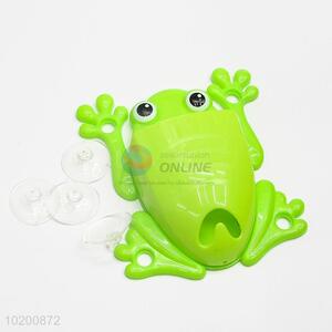 China Wholesale Cute Green Frog Toothbrush Shelf