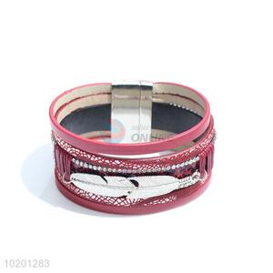 Fashion style low price cool red bracelet