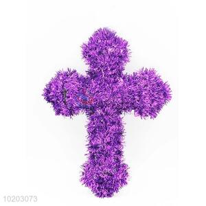 Decoration Purple Cross For Halloween