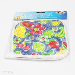 Fruit pattern thick polyester insulation pad