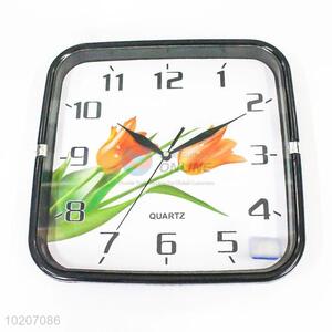 Factory Direct Square Plastic Wall Clock Time Clock