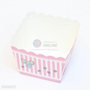 Cute Mouse Pattern Pink Paper Cake Cup