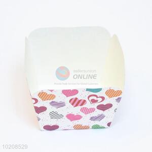 Wholesale Disposable Heart Pattern Paper Cake Cup