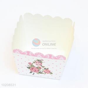 Promotional Flower Pattern Paper Cake Cup