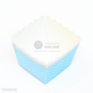 Eco-friendly Cake Paper Cup Blue Color