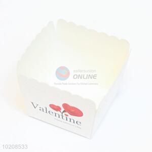 Valentine Disposable Cheese Cake Paper Cup