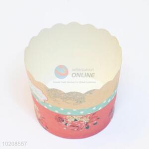 Vintage Flower Design Disposable Paper Cake Cup