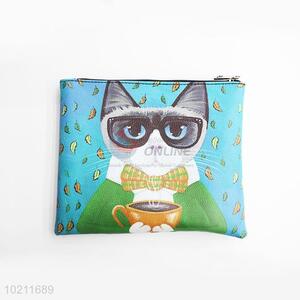 Cool Cat Pattern PU Clutch Bag for Sale