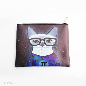 Wholesale Nice Cat Pattern PU Clutch Bag for Sale