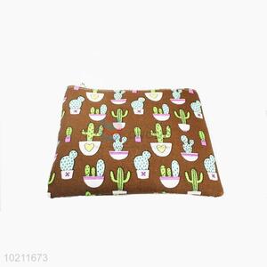 Newfangled Cactus Pattern Canvas Clutch Bag for Sale