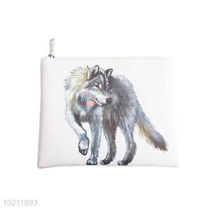 Great Wolf Pattern PU Clutch Bag for Sale