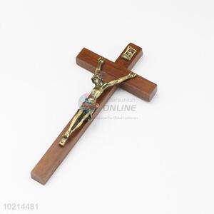2017 new arrival decorative wood crucifix with Jesus on cross
