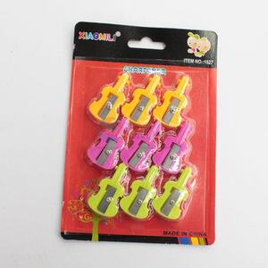 Guitar shape plastic <em>pencil</em> <em>sharpener</em> for school and office