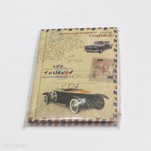Office Stationery School Vintage Car Pattern Notebook Student Diary
