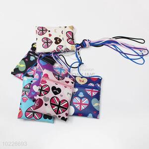 lovely Design Coin Purse / Coin Pouch with Shoulder Strap