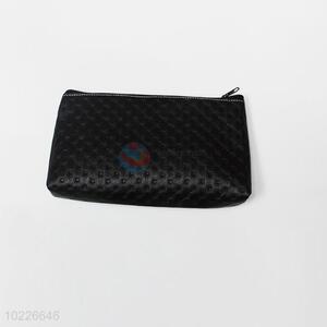 Wholesale price pvc black pvc leather <em>cosmetic</em> <em>bag</em>