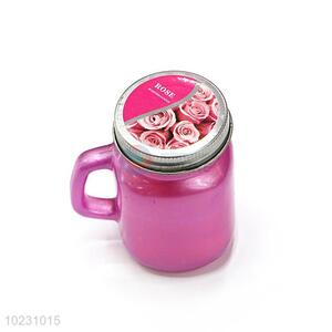 Popular Colorful Glass Jar Scented Candle