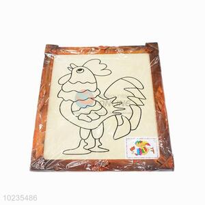 Cool low price top quality wooden-frame mud painting