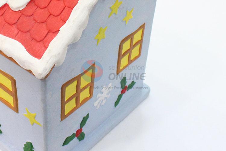 Good quality cheap best christmas house shape money box