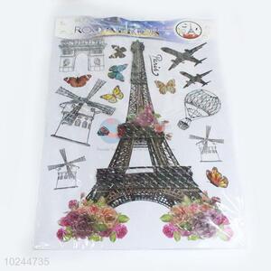 High quality cheap Eiffel Tower room decal/<em>wall</em> <em>sticker</em>