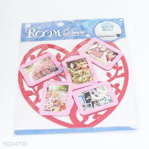 Hot sale loving heart shaped EVA <em>wall</em>/window <em>sticker</em>