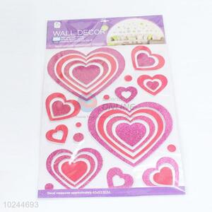 Decorative loving heart EVA noctilucent <em>wall</em> <em>sticker</em>