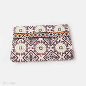 China Factory Canvas Zippered Clutch Bag