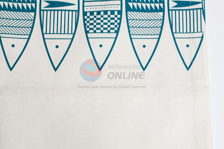 Popular low price daily use blue fish table cloth