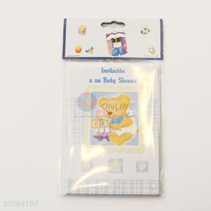 Cartoon Cute Bear Pattern Paper Greeting Card Birthday Card Gift Card