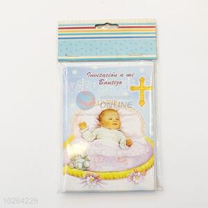 Cute Baby Pattern Greeting Cards for Birthday Best Wish Cards